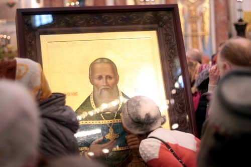 В День памяти праведного Иоанна Кронштадтского в Никольском Морском соборе отметили престольный праздник