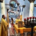 Настоятель собора архимандрит Алексий (Ганьжин) благословил участников ежегодного крестного хода «Путь Богородицы»