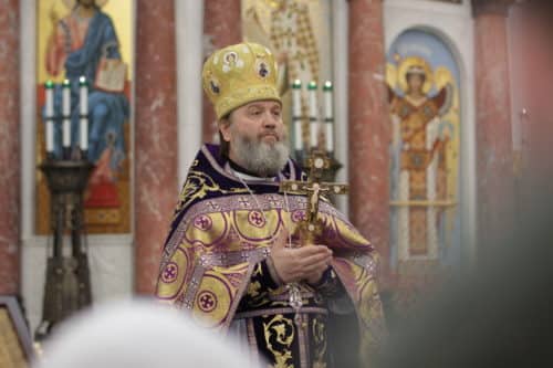 Божественная литургия в день памяти преподобного Серафима Вырицкого прошла в  соборе