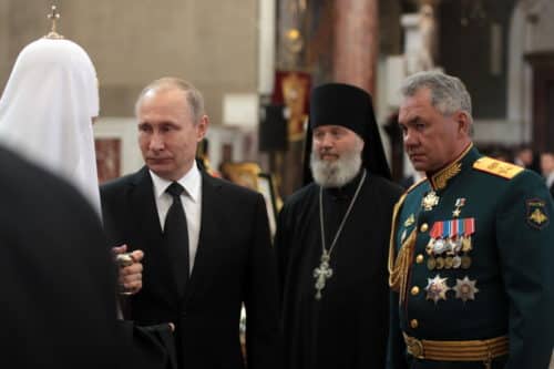 Кронштадтский Морской собор посетил Президент России Владимир Путин