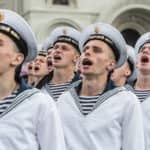 Присяга моряков  в Кронштадтском Морском соборе (07.08.2017)