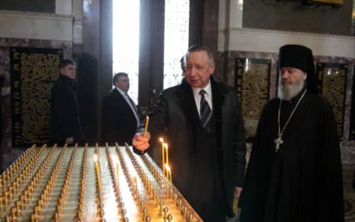Полпред Президента Александр Беглов посетил Морской собор