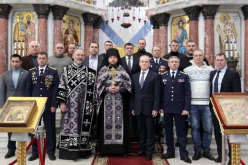 Память погибших  в Чечне бойцов 6-й роты почтили в Никольском Морском соборе