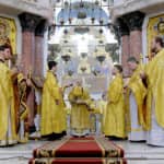 Митрополит Варсонофий совершил Божественную литургию в Николаевском соборе Кронштадта